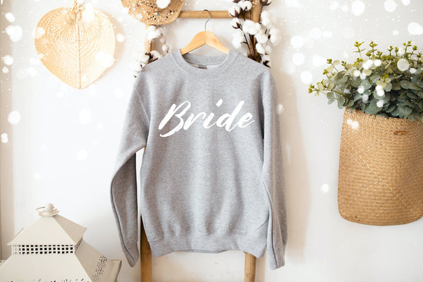 Bride & Babe Bachelorette Party Sweatshirt, Cute Bridesmaid , Matching Sweatshirt,  Bachelorette sweatshirt