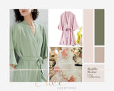 Ruffle  Robes | Bridesmaid Robes | Bridal Party Gift | Luxe Collction
