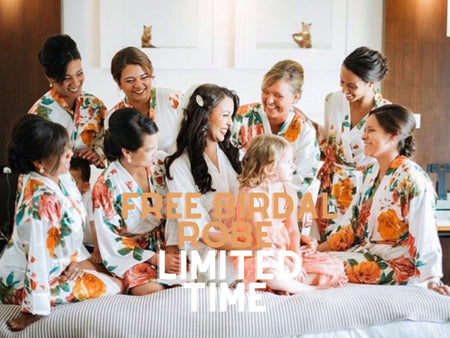 Light Blue Satin Floral Bridesmaid robes, floral kimono robe, bridal robes, silk bridesmaid robes, bridal robes, bridesmaids gifts